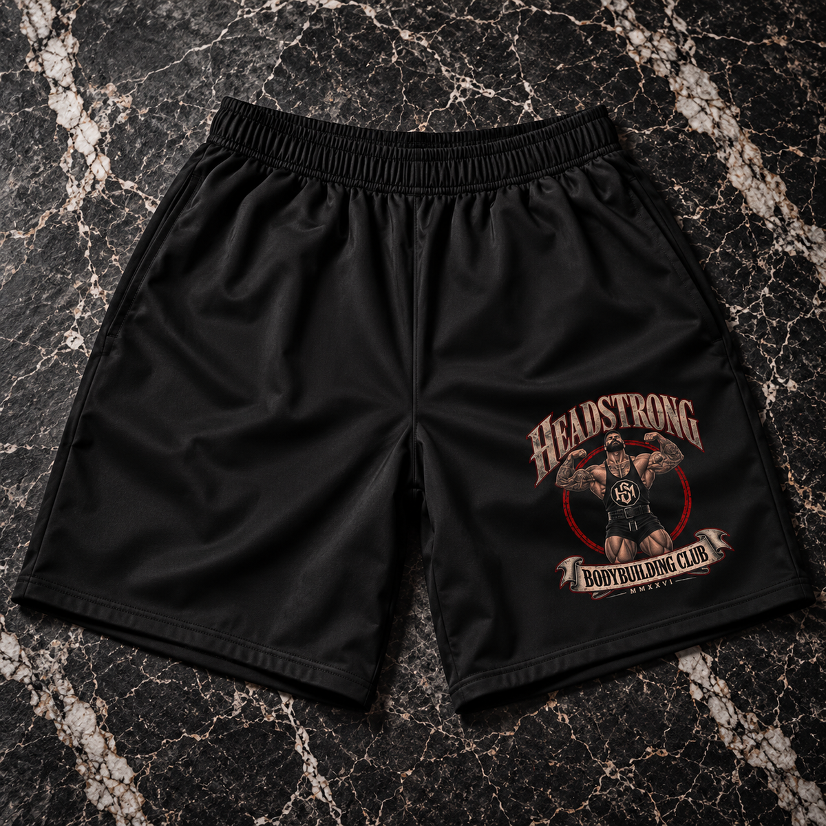 Bodybuilding Unisex Athletic Shorts