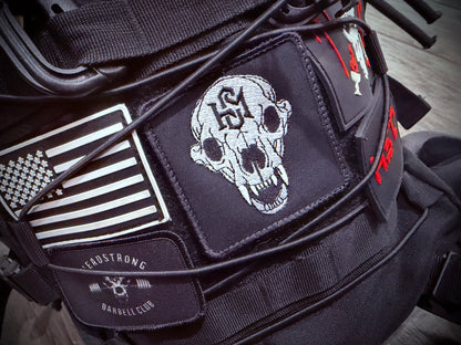 Bear Skull HSM Embroidered Tactical Patch
