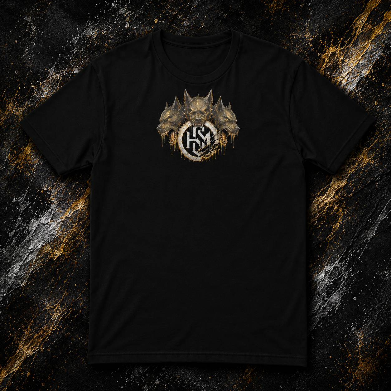 Cerberus HSM Gold Short Sleeve T-shirt