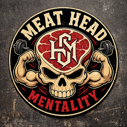 Meathead Mentality Sticker