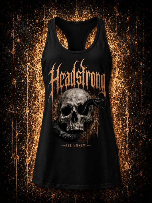 Snake Women’s fitted racerback tank top