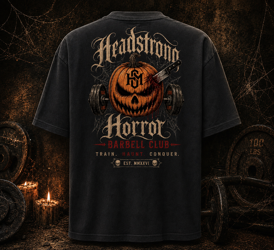 Horror Barbell Premium Heavyweight Tee