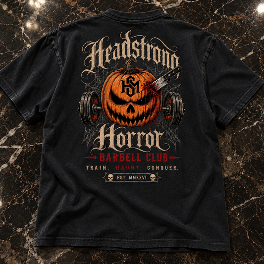 Horror Barbell Premium Heavyweight Tee