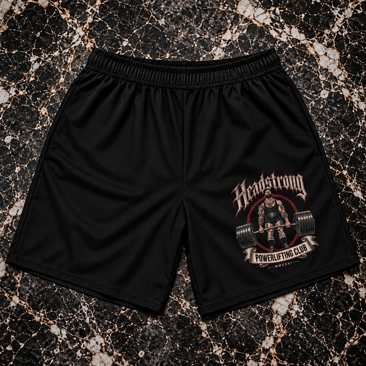 Powerlifting Club Unisex Athletic Shorts