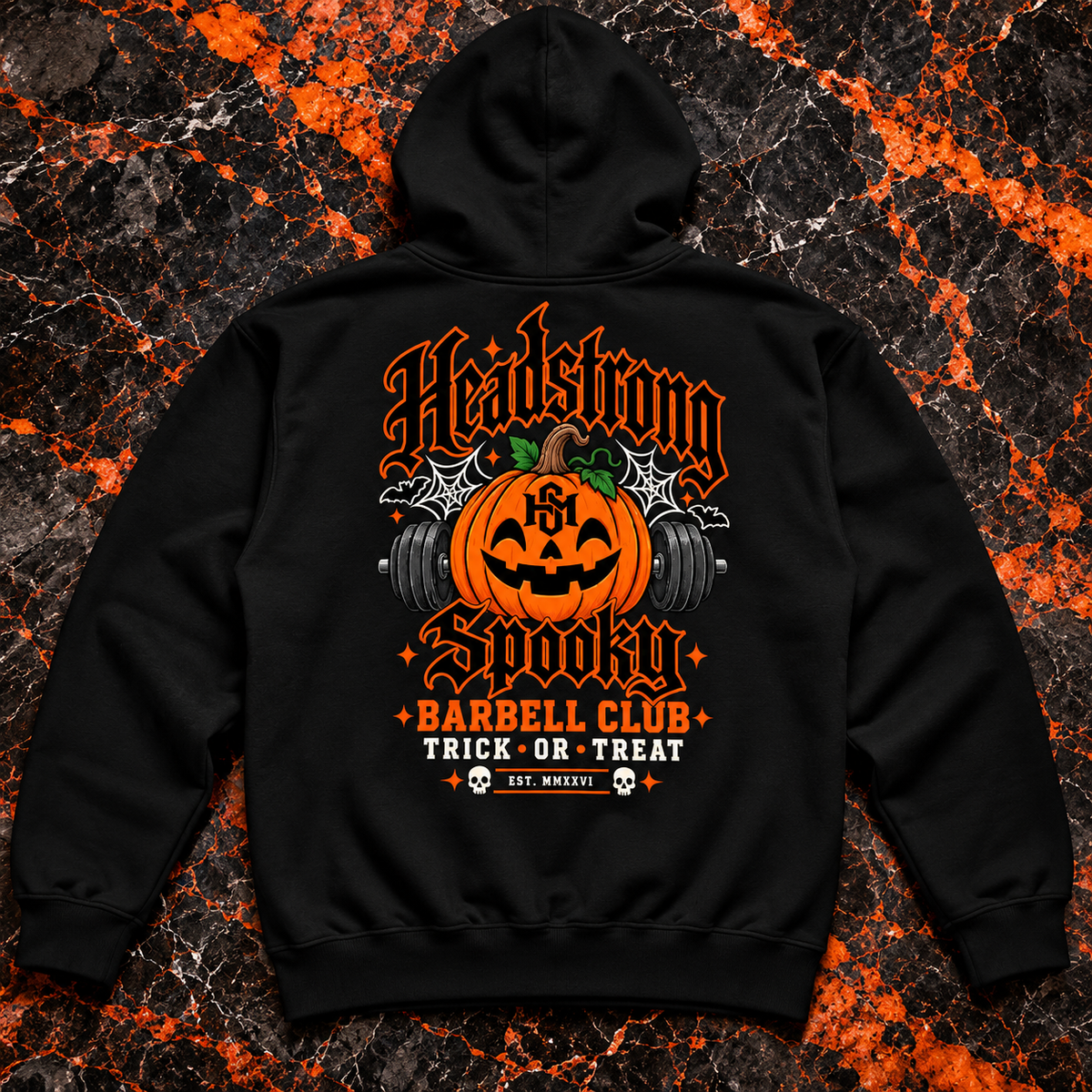 Spooky Barbell Club Youth Heavy Hoodie