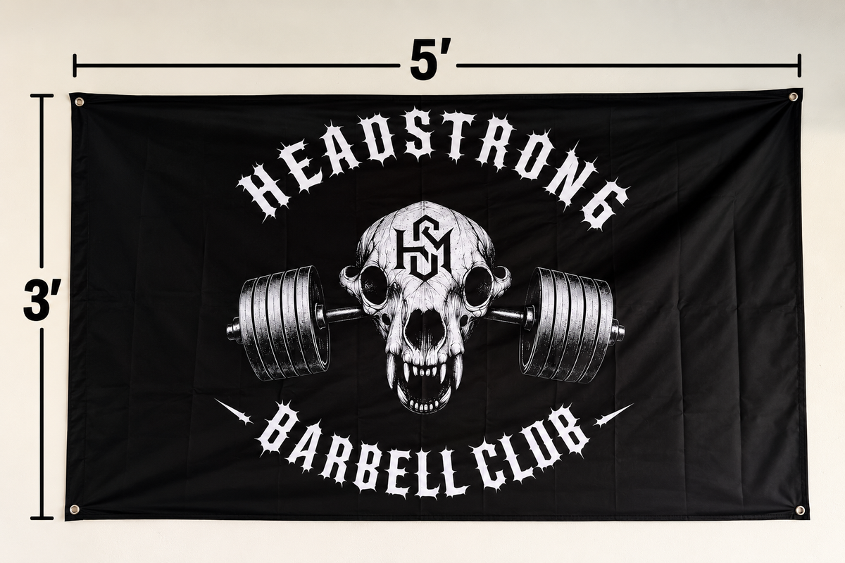 Headstrong Barbell Club Flag