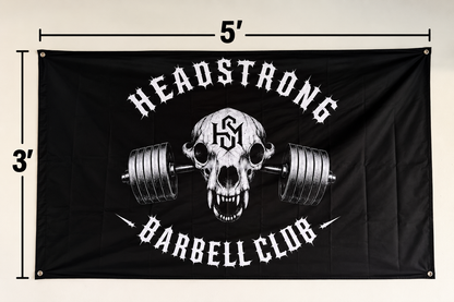 Headstrong Barbell Club Flag