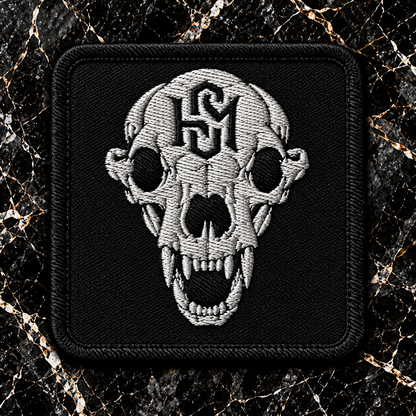 Bear Skull HSM Embroidered Tactical Patch