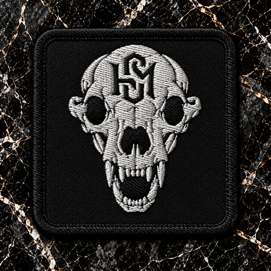 Bear Skull HSM Embroidered Tactical Patch
